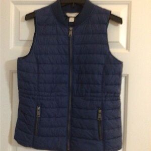 Women’s Puffer Vest with Knit Collar